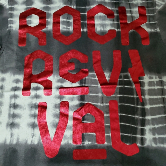 ♦️HP♦️Rock Revival Tie Dye Foiled Graphic T♦️ - Picture 4 of 5